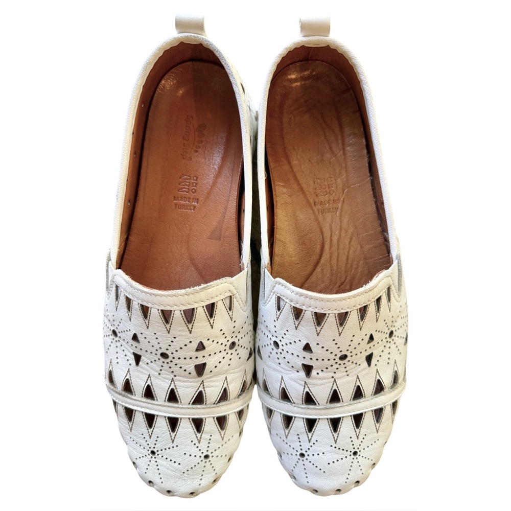 Spring Step Fusaro Loafer Flat White Leather Round Toe
Loafer Shoes 40 / 9.5 - Picture 2 of 6
